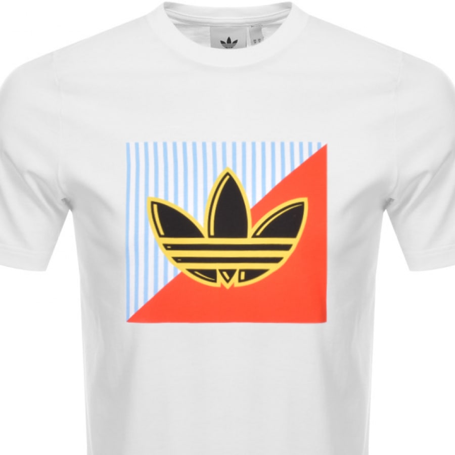 Alternative Image for Productadidas Originals Logo T Shirt White2
